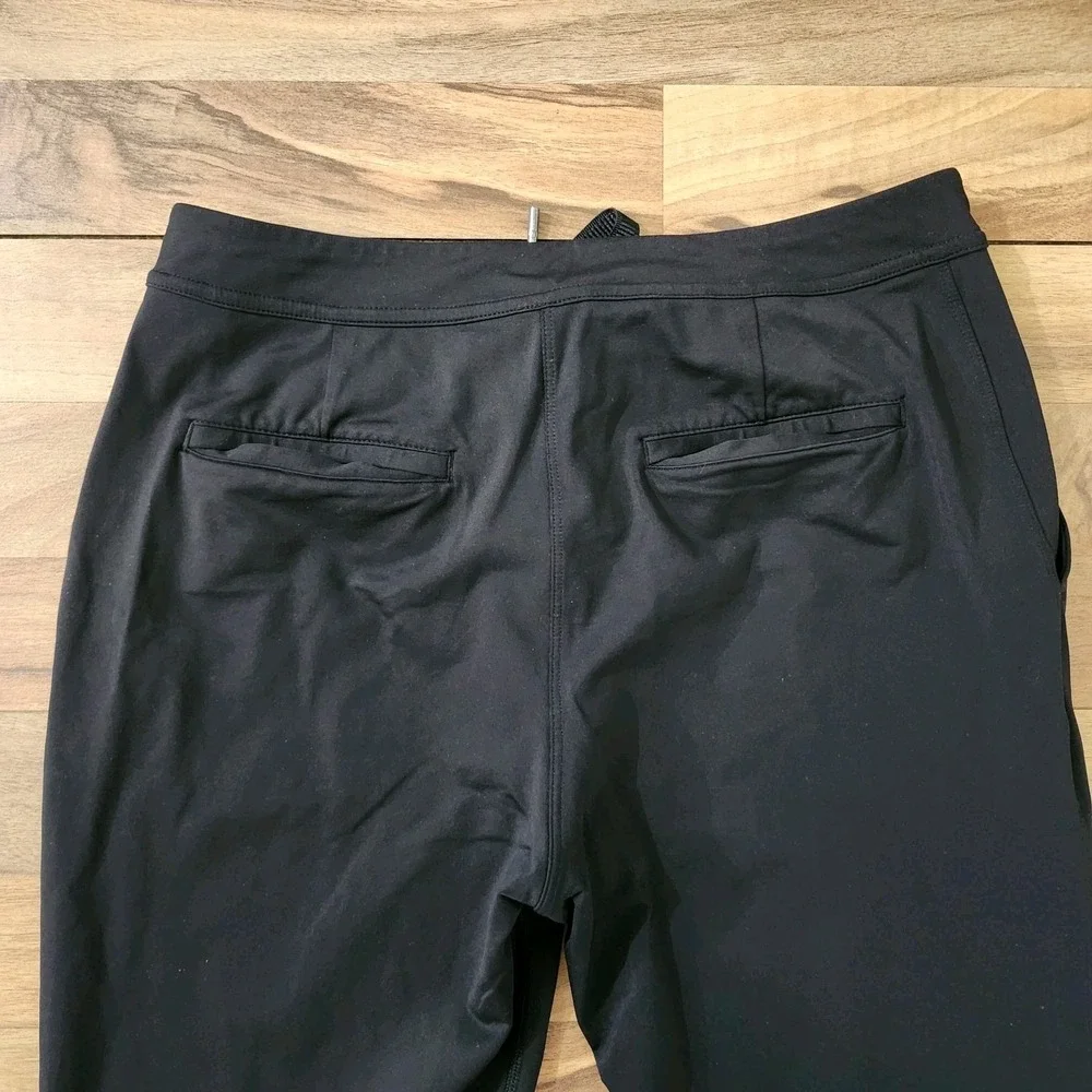 Lululemon Black Pants Slim-Fit Womens Size 4 Drawstring 4-Pocket